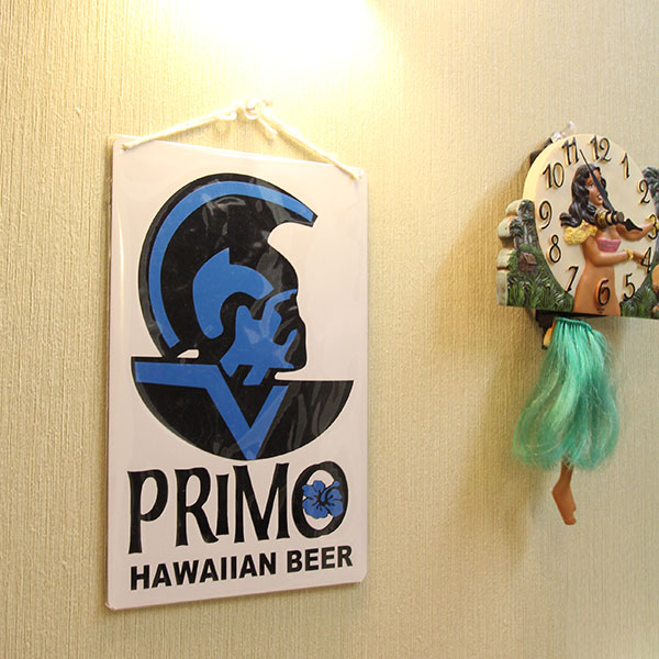 クリニック受付の飾り